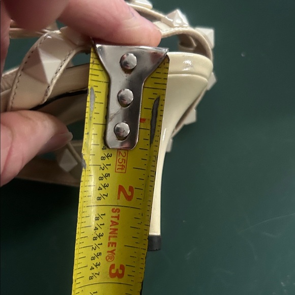 Valentino Cream Studded Heels - Picture 8 of 8